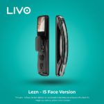 قفل باب ذكي Lezn i5 Face - بصمة وجه 3D وبث مباشر - أسود
