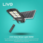 عمود إنارة شمسي 500W - شارع رئيسي وفرعي - 3875 جنيه