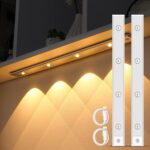 ⁦مصباح LED ذكي باستشعار الحركة للخزانة والمطبخ | إضاءة لاسلكية قابلة للشحن USB⁩ - الصورة ⁦3⁩