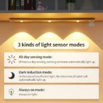 ⁦مصباح LED ذكي باستشعار الحركة للخزانة والمطبخ | إضاءة لاسلكية قابلة للشحن USB⁩ - الصورة ⁦6⁩
