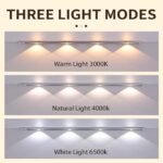 ⁦مصباح LED ذكي باستشعار الحركة للخزانة والمطبخ | إضاءة لاسلكية قابلة للشحن USB⁩ - الصورة ⁦7⁩
