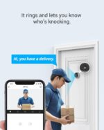 ⁦عين سحرية ذكية EZVIZ DP2C – كاميرا باب 1080p مع شاشة 4.3 بوصة وجرس ذكي⁩ - الصورة ⁦4⁩
