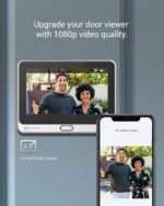 ⁦عين سحرية ذكية EZVIZ DP2C – كاميرا باب 1080p مع شاشة 4.3 بوصة وجرس ذكي⁩ - الصورة ⁦5⁩