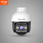 كاميرا مراقبة خارجية واي فاي Tenda CH3 دقة 3MP 2K | متحركة PTZ ورؤية ليلية