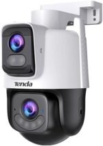 ⁦كاميرا مراقبة خارجية واي فاي Tenda CH9-WCA عدسة مزدوجة 6MP | متحركة PTZ ودعم Wi-Fi 6⁩ - الصورة ⁦4⁩