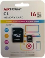 ⁦كارت ميموري HIKVISION C1 مايكرو 16 جيجا كلاس 10⁩ - الصورة ⁦2⁩