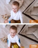 ⁦كاميرا Tenda CP3 الذكية متحركة 360 درجة دقة 3MP (واي فاي) – أبيض⁩ - الصورة ⁦4⁩