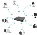 ⁦جهاز تسجيل EZVIZ X5S NVR  لاسلكي 4 وات توصيل 4 كاميرات واي فاي 1080p⁩ - الصورة ⁦4⁩