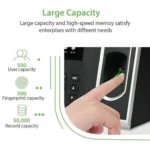 ⁦جهاز بصمة حضور وانصراف ZKTeco LX15 – شاشة ولوحة أرقام – توصيل USB⁩ - الصورة ⁦2⁩
