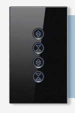 Concave Smart Touch Curtain Switch – WiFi & Zigbee