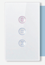 Concave Smart Touch Curtain Switch – WiFi & Zigbee - Image 2