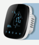 Smart Digital Thermostat with Compact Round Design